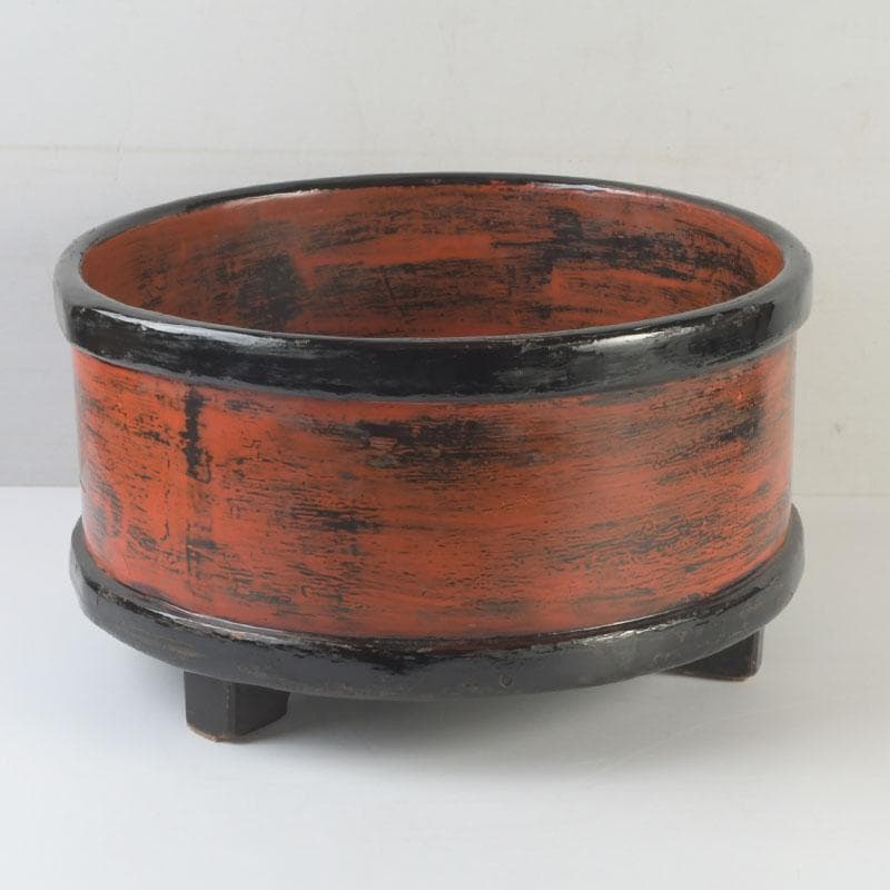 時代古民具　漆塗　三足桶　M　9839A 楽天市場】漆（骨董品・アンティーク｜アート・美術品・骨董品・民芸品