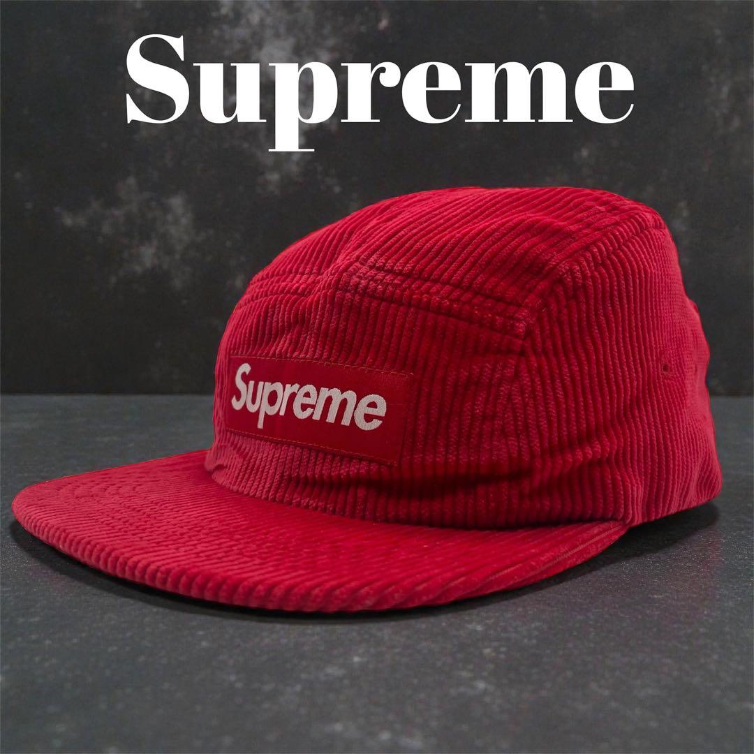 未使用級✨Supreme キャップ　コーデュロイ　ユニセックス 未使用級✨Supreme キャップ コーデュロイ ユニセックス - メルカリ