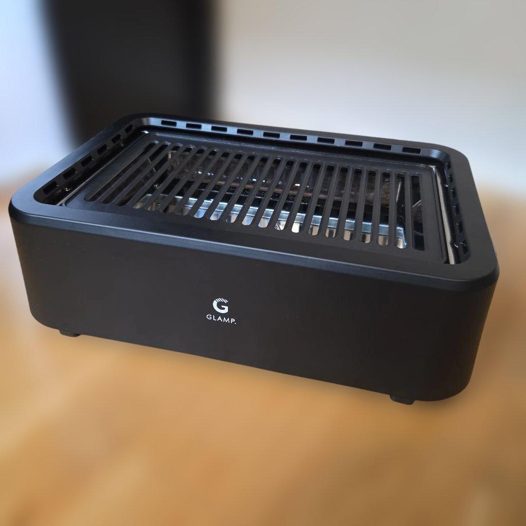 GLAMP 超少煙グリル 超少煙グリル ブラック ホワイト GLAMP グランプ 煙が少ない スモーク