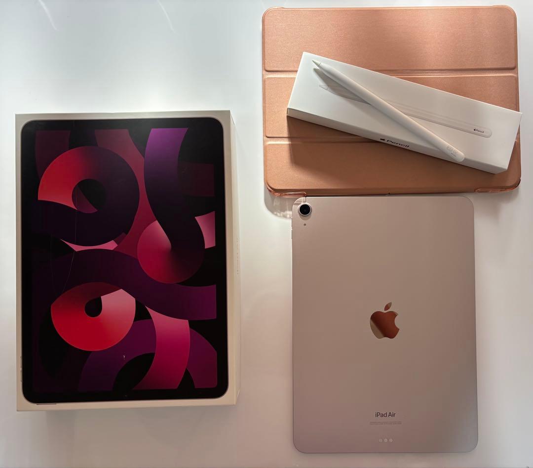 〈極美品〉iPad Air 第5世代 256GB＋アップルペンシル第2世代 iPad Air（第5世代）＆磁石で充電出来るApple Pencil（第2世代）購入