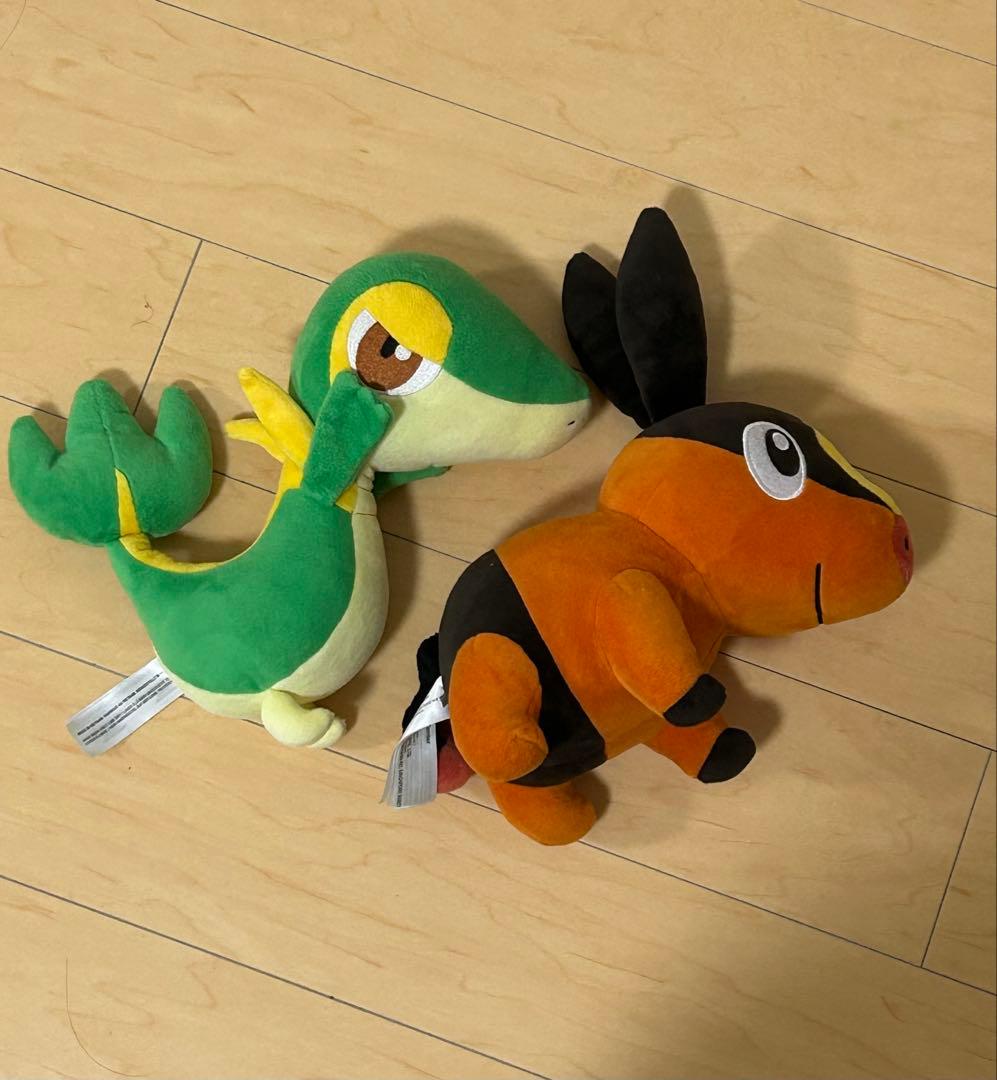 ポケモンセンター ぬいぐるみ ツタージャ ポカブ 2体セット - メルカリ