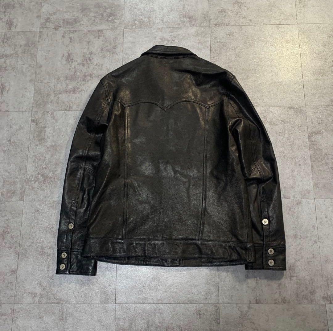 collars real leather tracker jacket