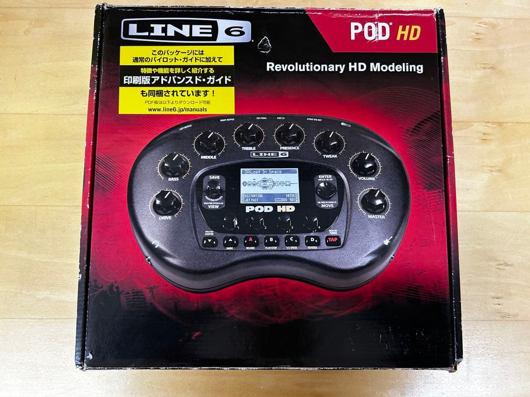 LINE 6 POD HD ギターエフェクター Amazon.co.jp: Line 6 POD HD Guitar Desktop Multi-Effects 並行輸入