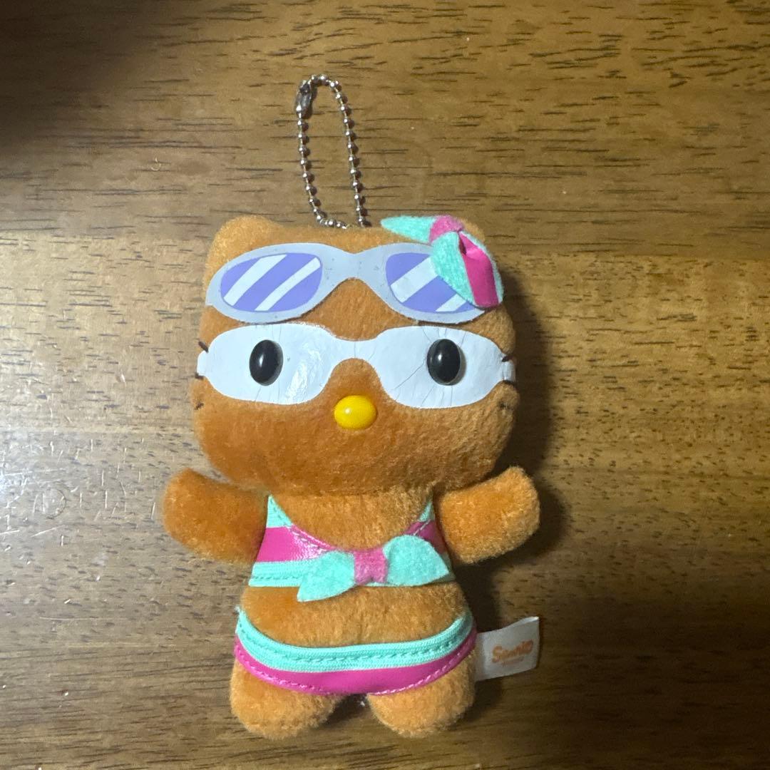 激レア 日焼けキティ ぬいぐるみストラップ トロピカルバカンスドール 2008 激レア 日焼けキティ ぬいぐるみストラップ トロピカルバカンスドール 2008