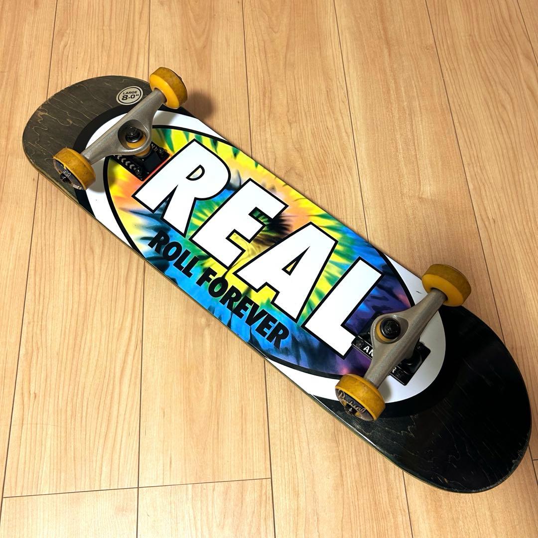 8.0インチ REAL リアル スケートボード コンプリートデッキ リアル スケートボード コンプリート 8.0inch 完成品 コンプリート