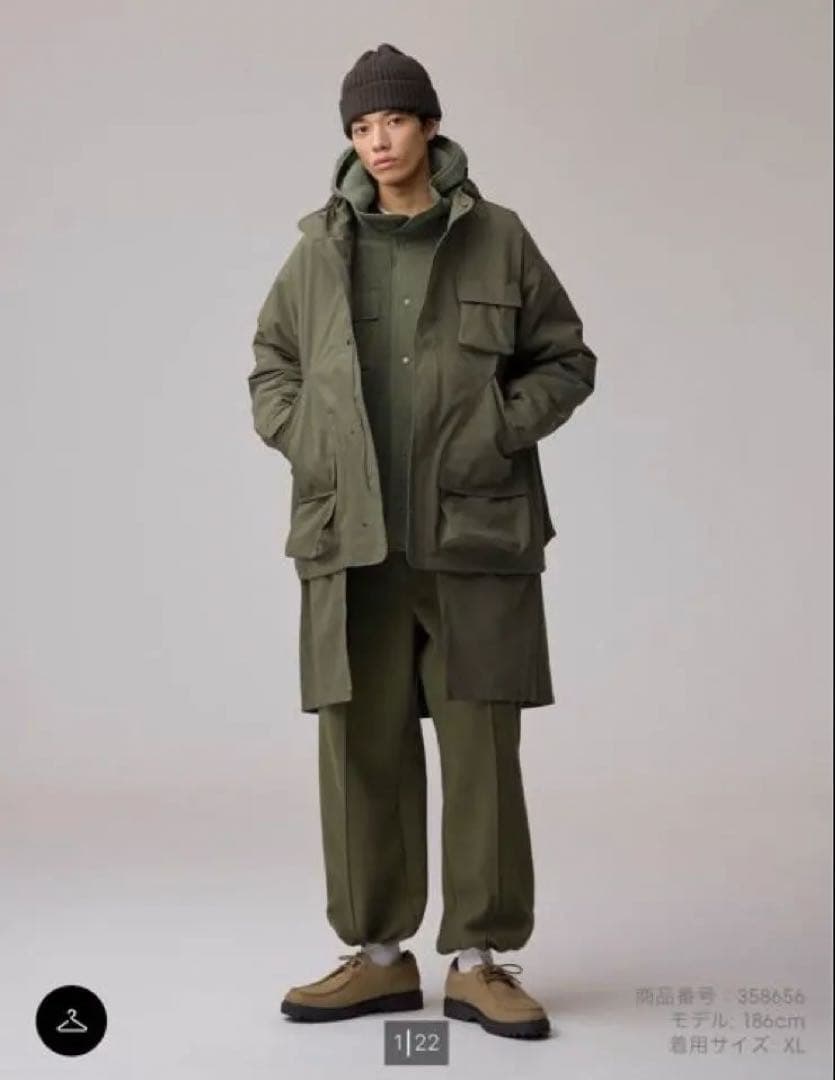 パデッドシェルパーカ GU ENGINEERED GARMENTS サイズL - メルカリ