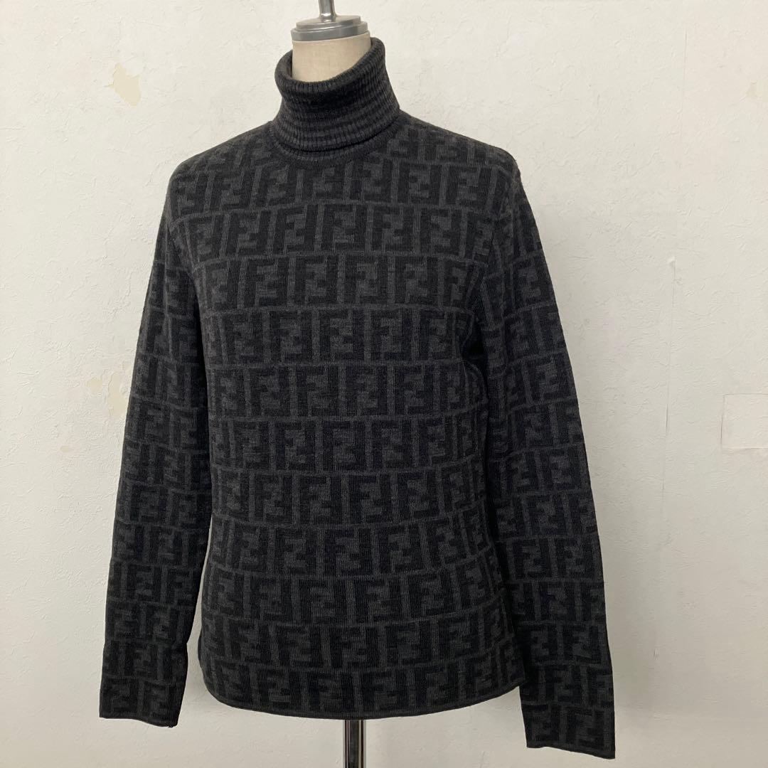 FENDI タートルネックセーター グレー 40 - メルカリ
