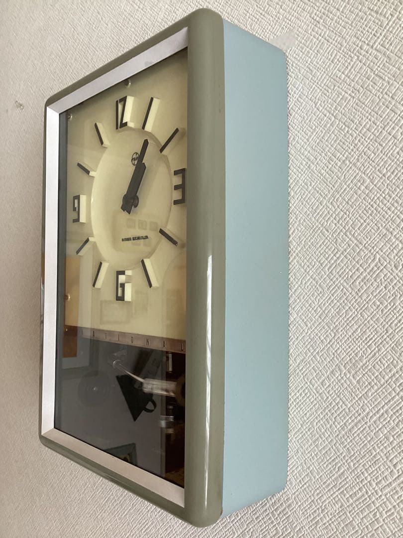 National(現Panasonic)オルゴール時報 振り子時計 昭和30年代