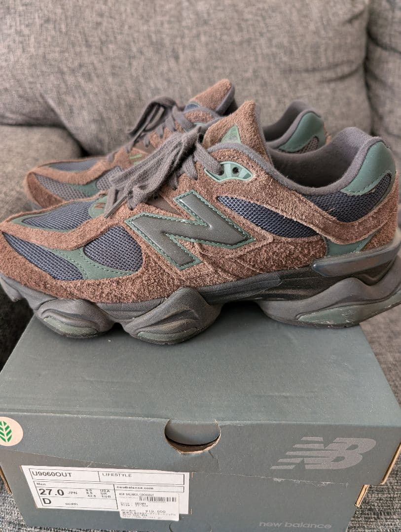 27.0 New Balance 9060 ブラウン/ブラック New Balance 9060 'Brown Black' U9060BRN