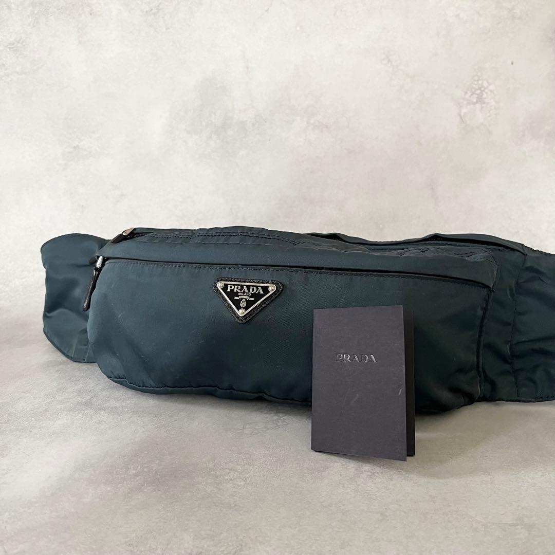 【美品/近年モデル】PRADA ウエストバッグ　ウエストロゴ　サフィアーノレザー 楽天市場】プラダ ウエストバッグ ボディバッグ テスーサフィアーノ