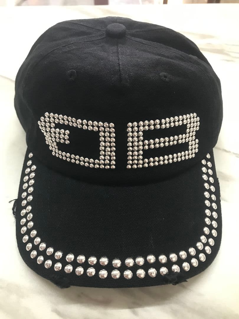 新品未使用 BEEDEN BD STUDS DAMAGE CAP BLACK BD STUDS DAMAGE CAP（キャップ）｜BEEDEN（ビーデン）のファッション