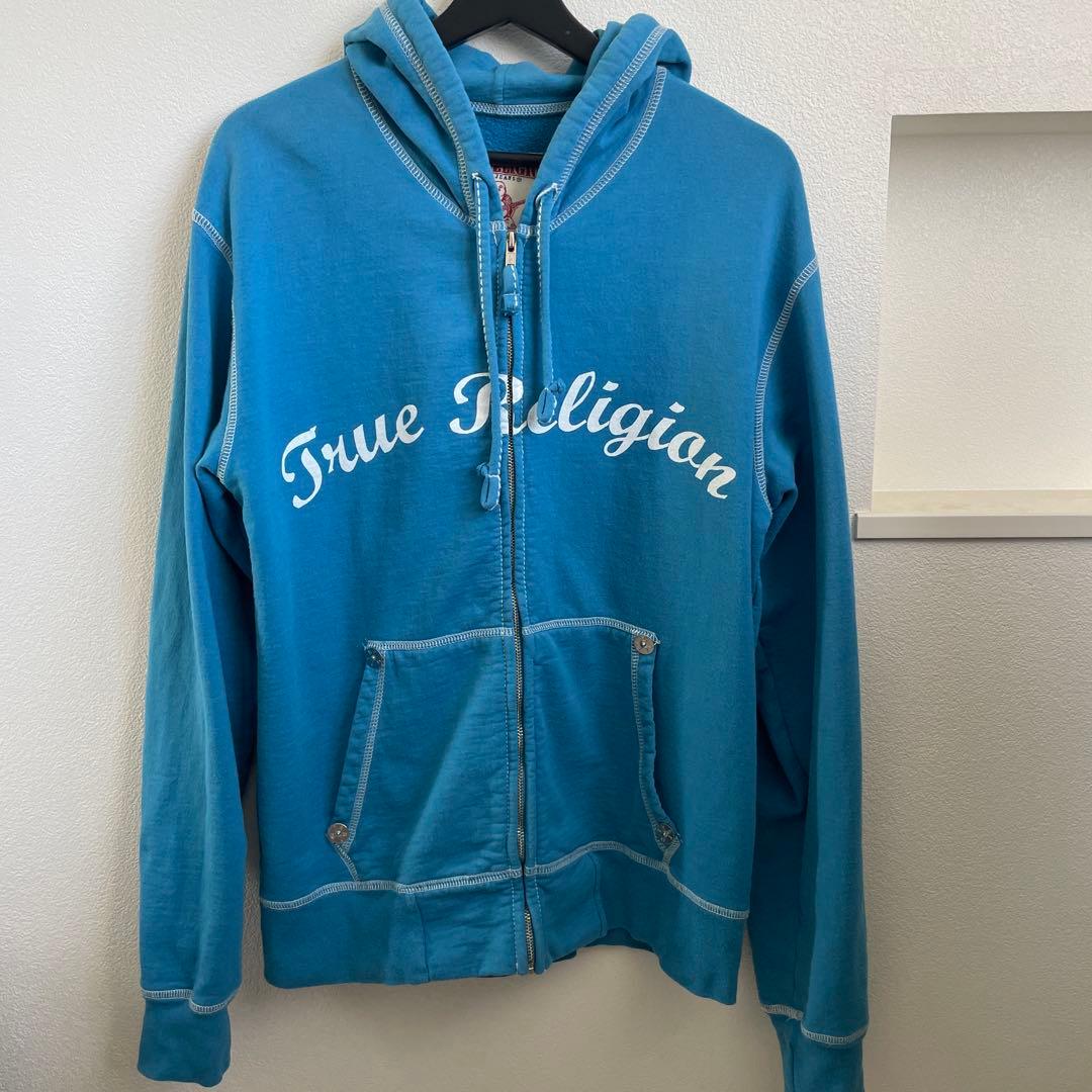true religion 激レア size L 大きいサイズ メンズ TRUE RELIGION トゥルーレリジョン BIG T LOGO