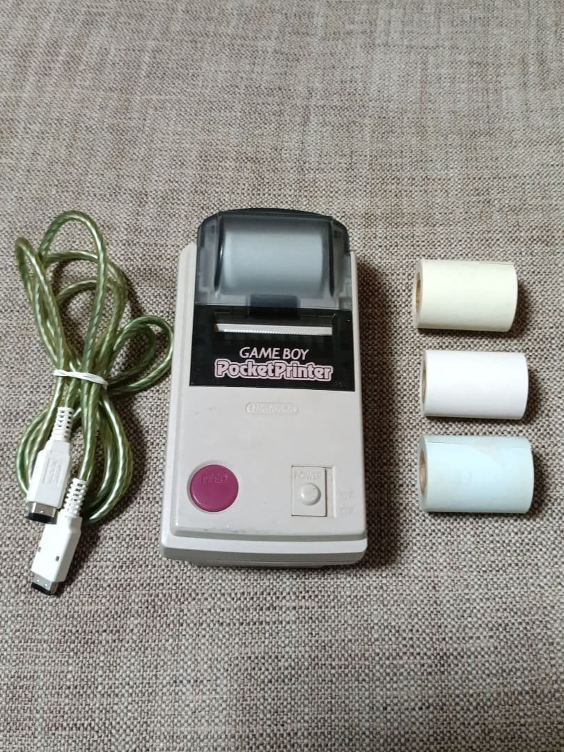 動作確認済　ゲームボーイ　プリンター　＆　ケーブル　おまけ付き ゲームボーイ任天堂の神商品！ポケットカメラ＆ポケットプリンタ遊んで