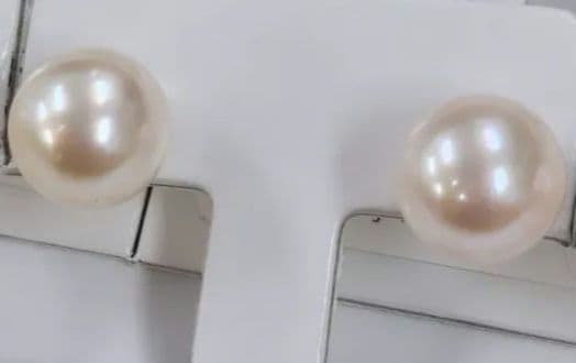 新品　K14WG あこや真珠ピアス 8.5-9.0mm あこや真珠 イヤリング8.5-9.0mm K14WG | あこや真珠ピアス・イヤリング