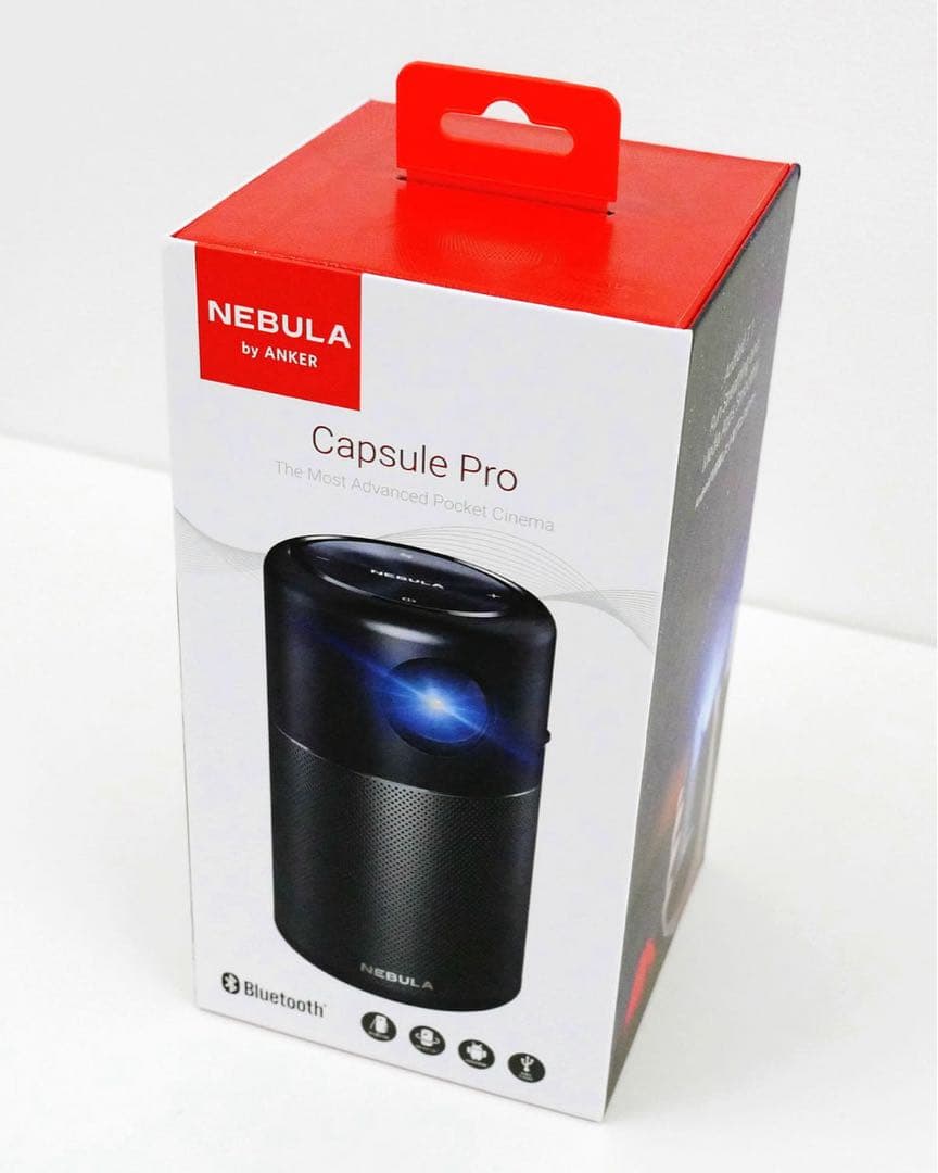 ANKER NEBULA CAPSULE PRO 搭載小型モバイルプロジェクター Amazon.co.jp: Anker Nebula Capsule Pro（Android搭載モバイル