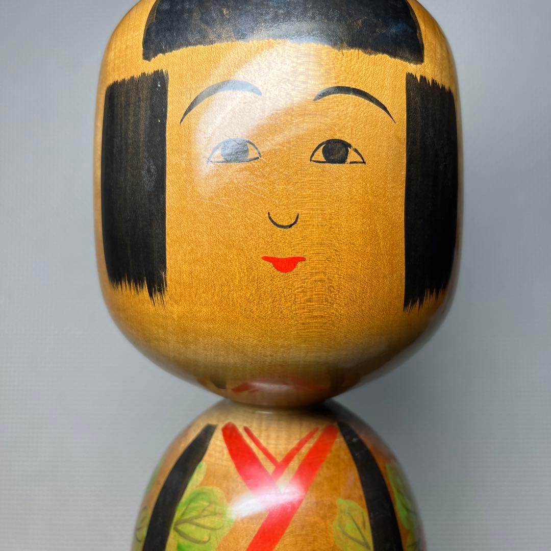⭕️木地山こけし 伝統こけし 小椋啓太郎指導 1.5尺大型 蒔絵師 小野寺
