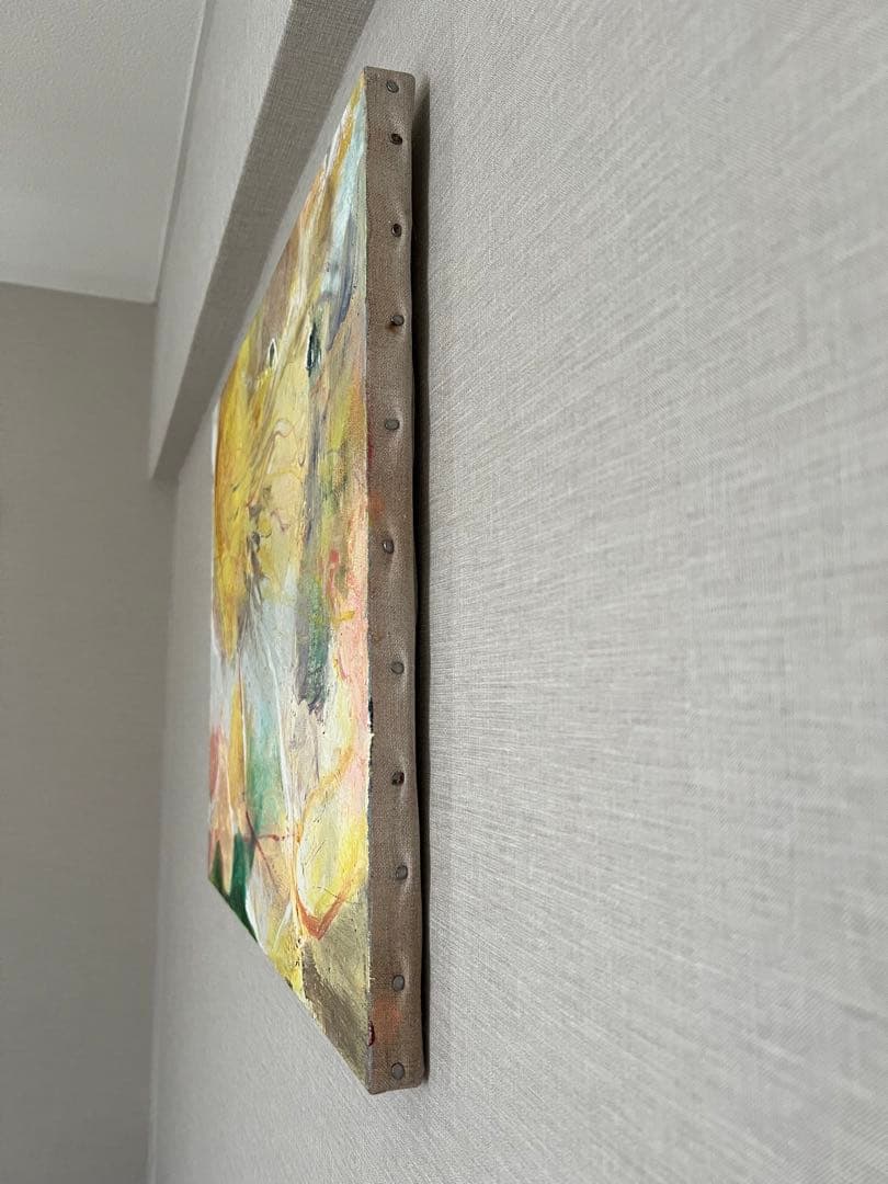 F10号】レモンクラゲが通る 油彩 原画 油絵 絵画 painting - メルカリ