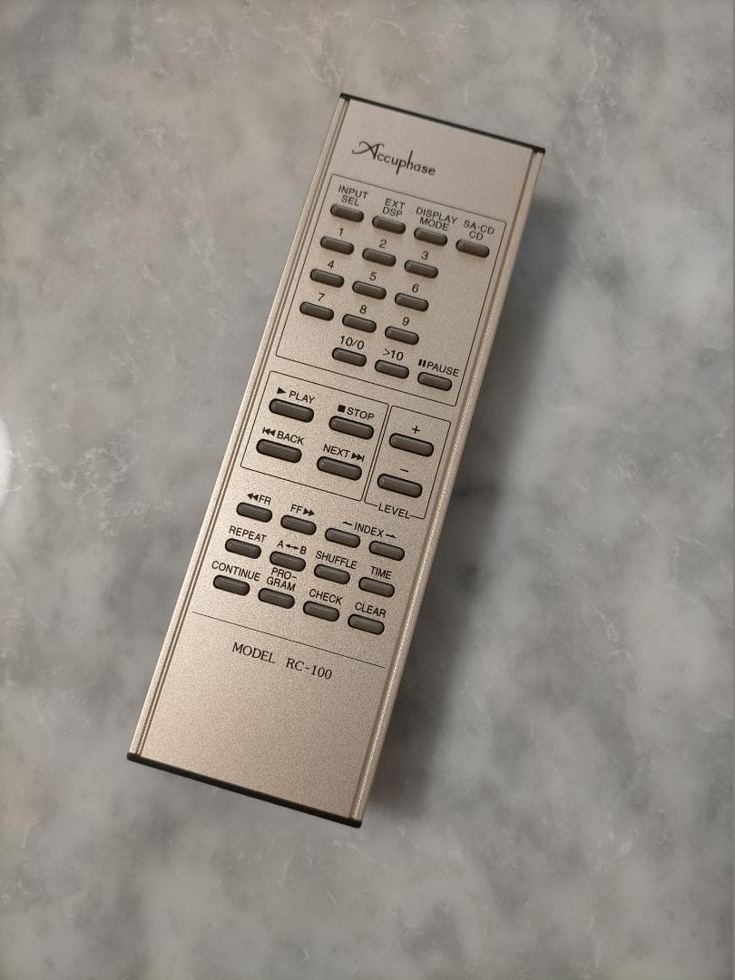 Accuphase CD用リモコン(remote) 適応機種：DP-510