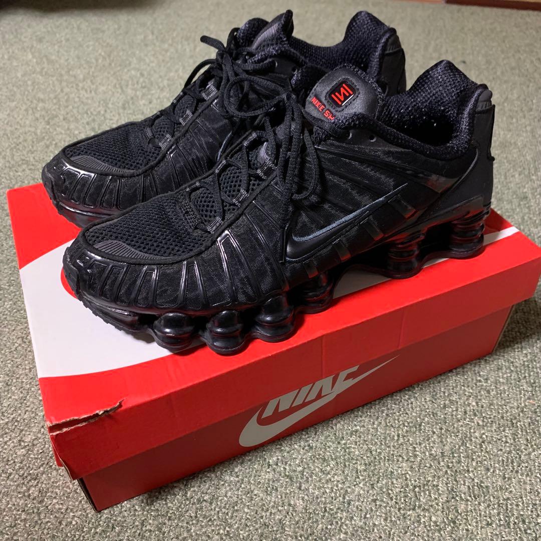 NIKE SHOX TL ショックス ショックス NIKE SHOX TL ナイキ メンズ BLACK/VARSITY MAIZE/METALLIC