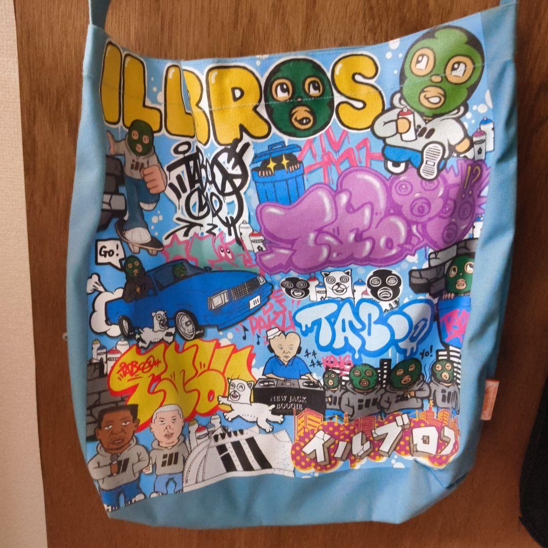 バッグ ILLBROSxNewJackBoogie Record bag BLUE ILLBROSxNewJackBoogie Record bag BLUE | taboo1 onlineshop