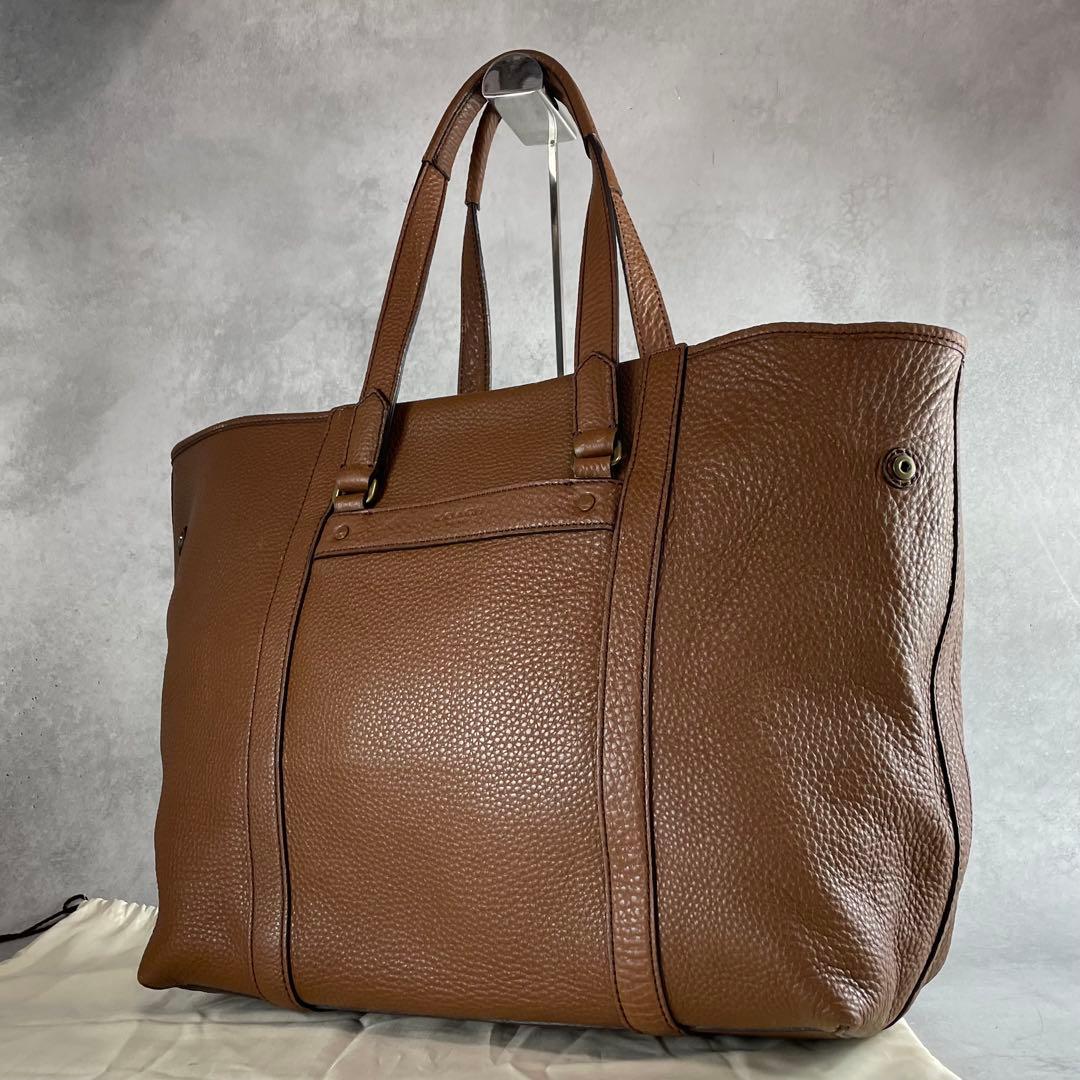 入手困難✨ コーチ coach トートバッグ ビジネスバッグ レザー ブラウン COACH（コーチ） バッグ メンズ トートバッグ アウトレット レザー