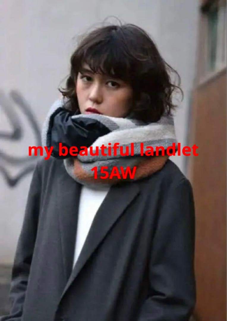 【15AW my beautiful landletランダムストライプスヌード】 15AW my beautiful landletランダムストライプスヌード】 my beautiful