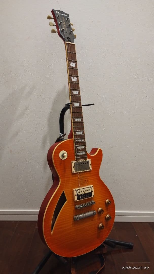 【超貴重！】Edwardsエレキギター　セミホロウレスポールタイプ EDWARDS エドワーズ E-LP-STD/P Gold Top エレキギター(EDWARDS Legacy