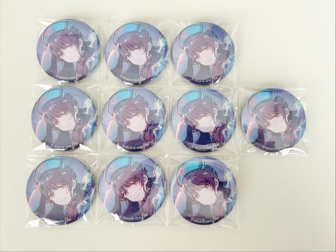 プロセカ グリッター缶バッジ 48A 朝比奈まふゆ グリッター缶バッジ イベントイラストコレクション vol.48 A