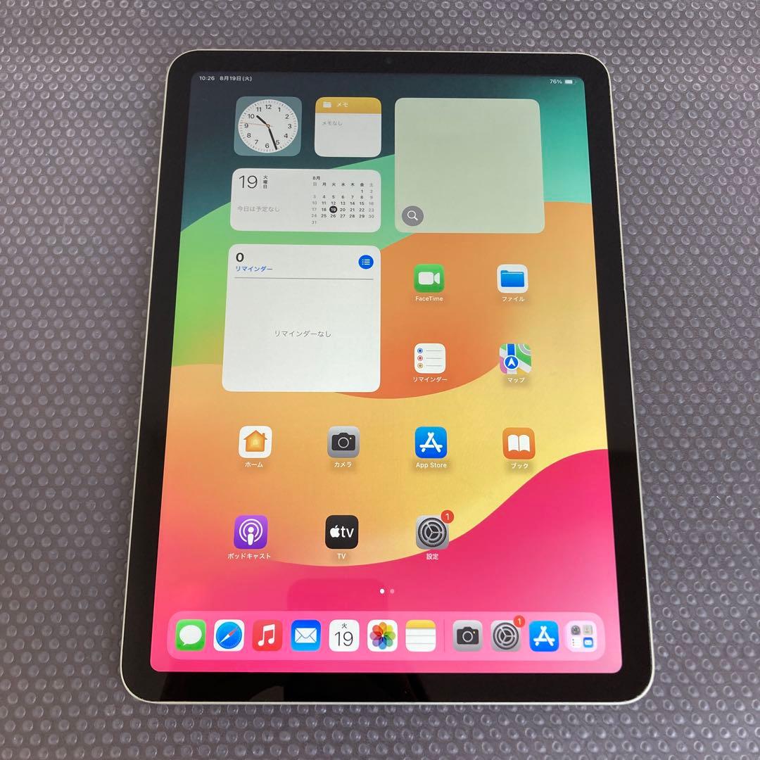 2434 電池新品☆iPad Air4 第4世代 64GB WIFIモデル☆ 第4世代】iPad Air4 Wi-Fi 64GB スペースグレイ MYFM2J/A A2316|中古