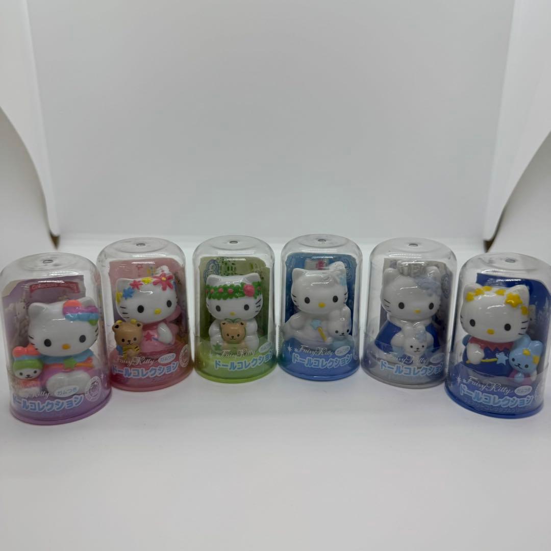 未使用 ハローキティ陶器 ドールコレクション フェアリー 6点 Sanrio (サンリオ) フィギュア ハローキティドールコレクション 6P