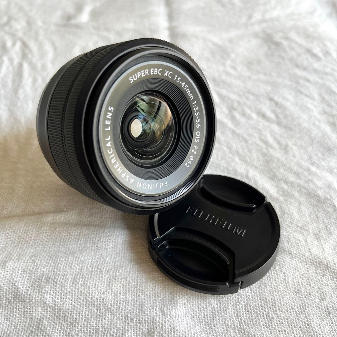 【美品】Fujifilm XC 15-45mm f3.5-5.6レンズ カメラレンズ XC15-45mmF3.5-5.6 OIS PZ FUJINON（フジノン） ブラック