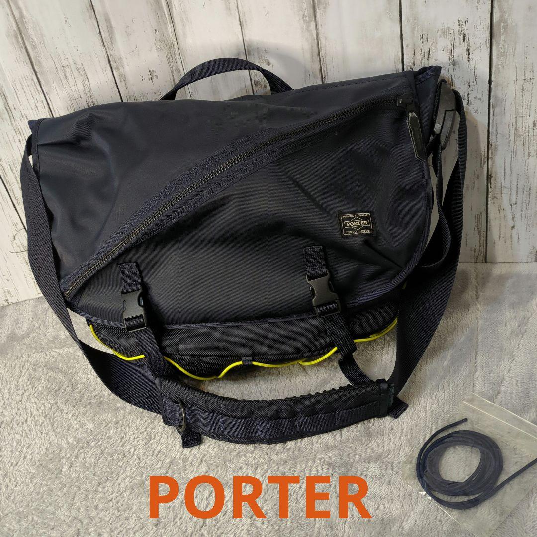 PORTER ポーター シングス メッセンジャーバッグ ネイビー