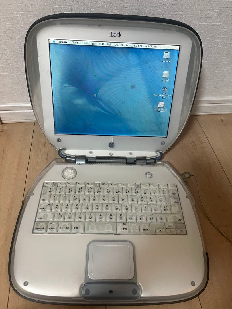 Apple iBook G3 M2453 クラムシェル　ジャンク扱い Apple iBook G3 Clamshell M2453 12.1
