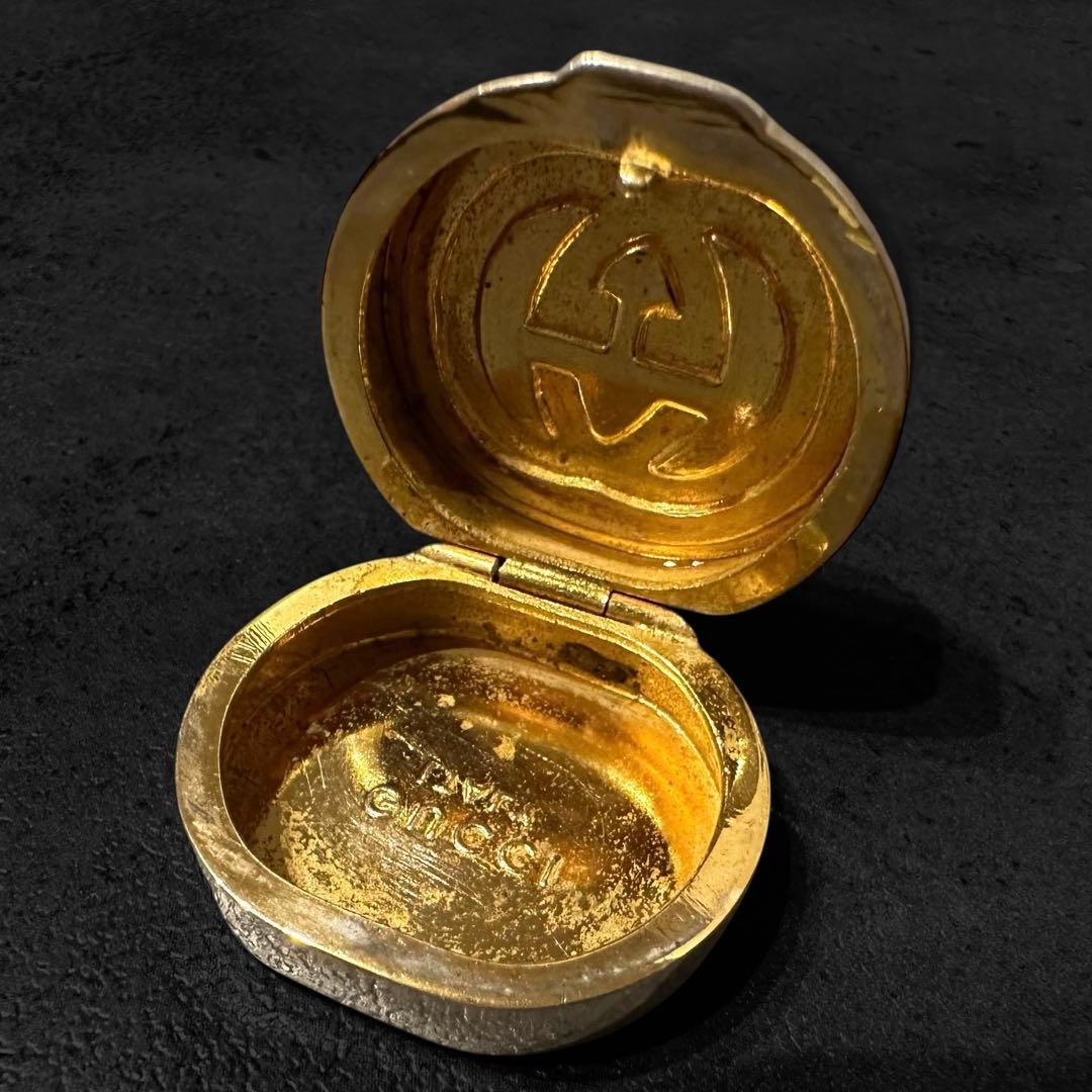 GUCCI ピルケース ヴィンテージ オールドグッチ インターロッキング