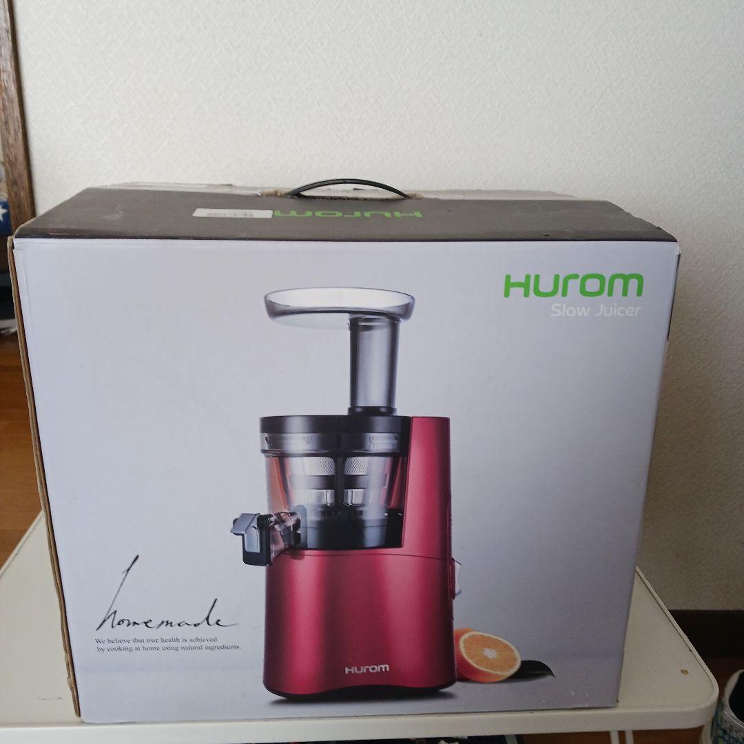 【美品】Hurom スロージューサー H-AA-RBA17 ヒューロム H-AA-RBA17 スロージューサー フェラーリレッド ヒューロム｜HUROM