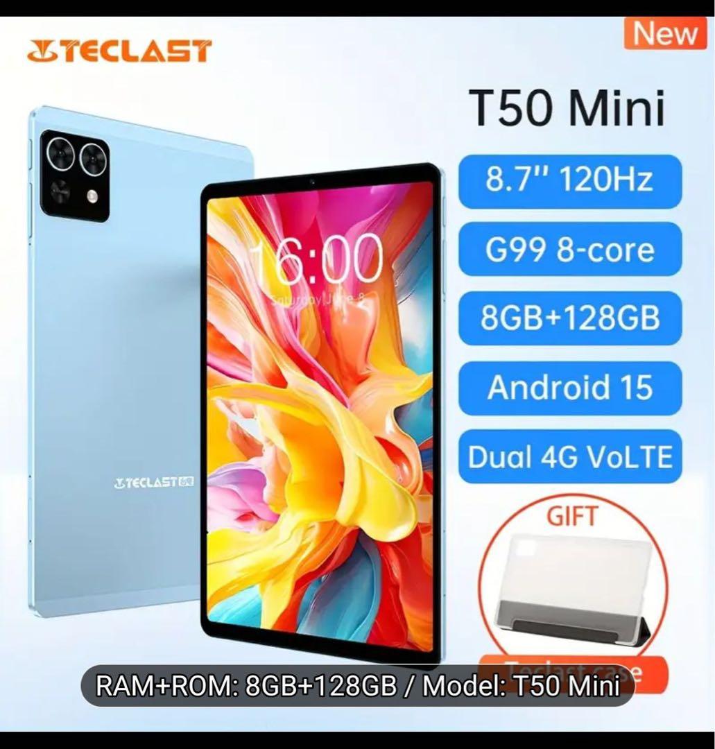 Androidタブレット本体 TECLAST T50 Mini 8GB+128GB Almost NEW Amazon.co.jp: タブレット 8インチ TECLAST T50 Mini Helio G99