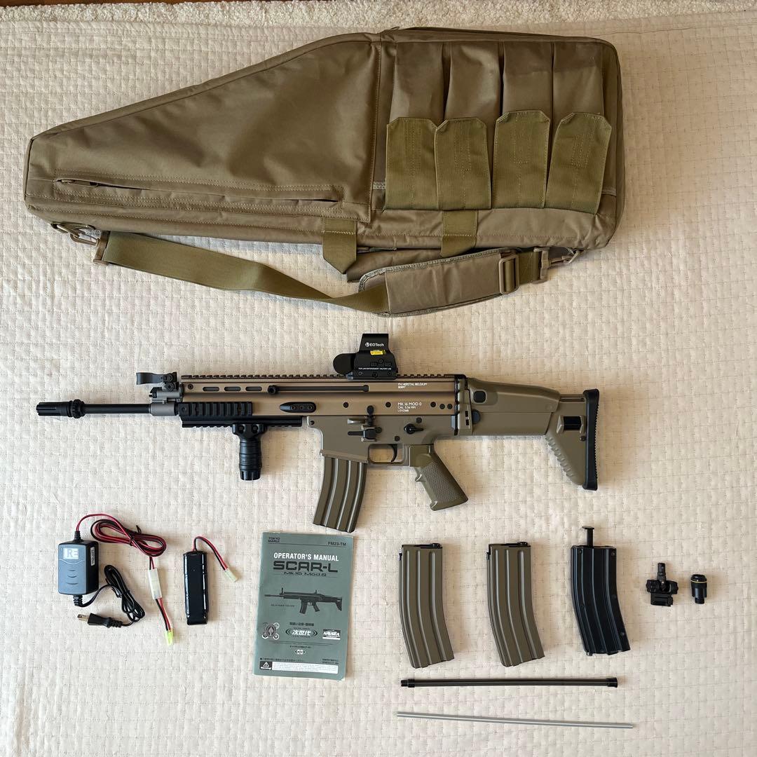 東京マルイ　次世代　SCAR-L スカーL ブラック - 次世代電動ガン | 東京マルイ エアソフトガン情報