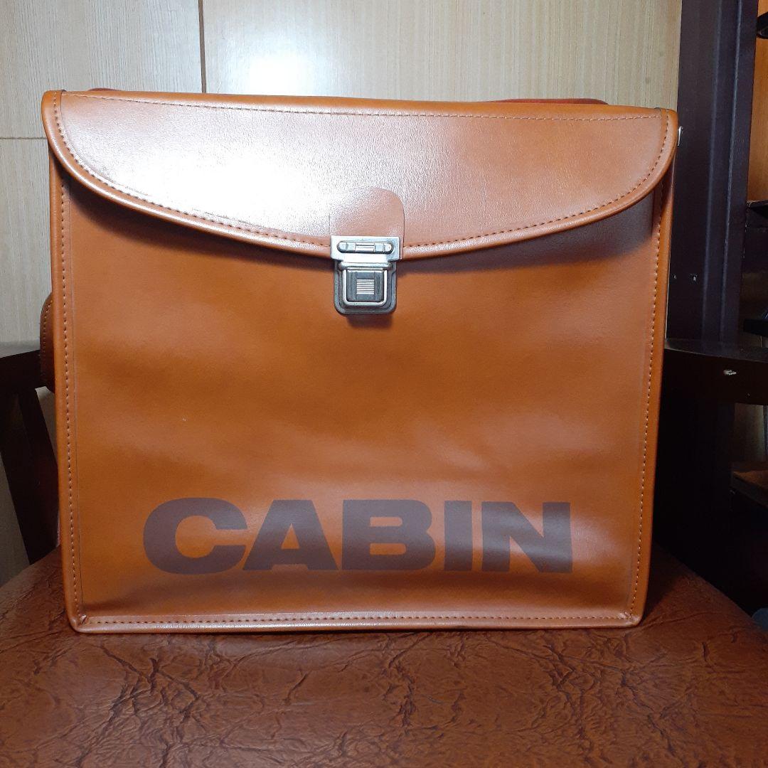 未使用　CABIN　カメラバッグ　昭和レトロ HERZ/ヘルツ ハードギャジット・カメラバッグ N-8 キャメル Sサイズ