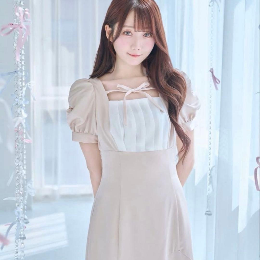 新品未使用 ロゼミューズ Rosé Muse タックマーメイド ワンピース 新品未使用 ロゼミューズ Rosé Muse タックマーメイドドレス