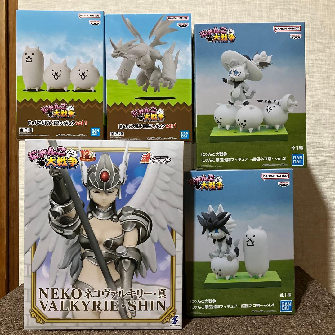 にゃんこ大戦争　まとめ売り　5体 にゃんこ大戦争 フィギュア全5種セット - メルカリ