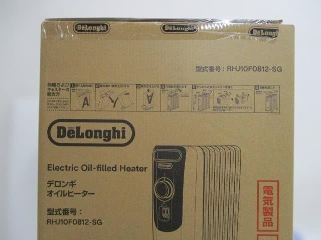【未使用品】 デロンギ オイルヒーター RHJ10F0812-SG Amazon | DeLonghi (デロンギ) オイルヒーター RHJ10F0812-SG 約幅245