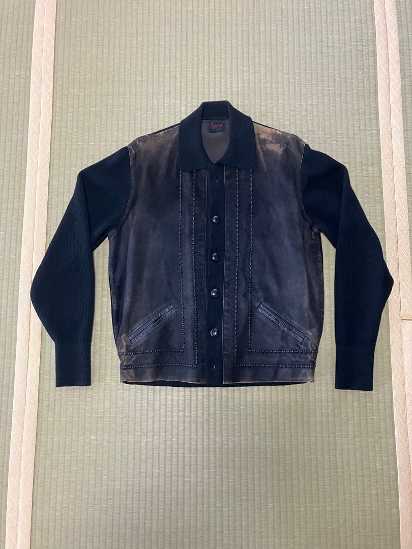ジャケット・アウター euro vintage 70's leather and kint 1970s Leather Jacket – The Vintage Twin