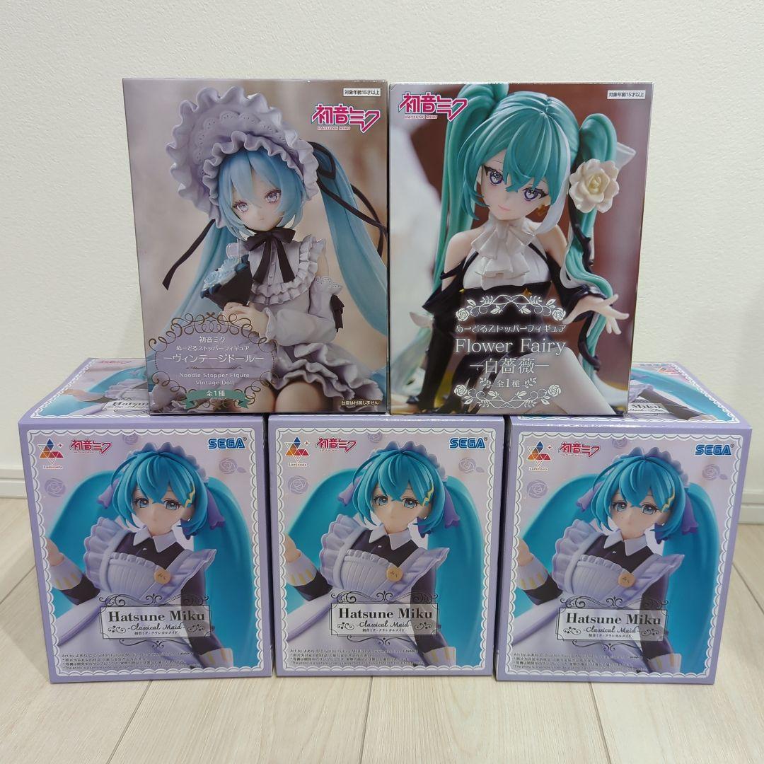 初音ミク フィギュア ぬーどるストッパー ヴィンテージドール 白薔薇 初音ミクシリーズ ぬーどるストッパーフィギュア Flower Fairyー白薔薇
