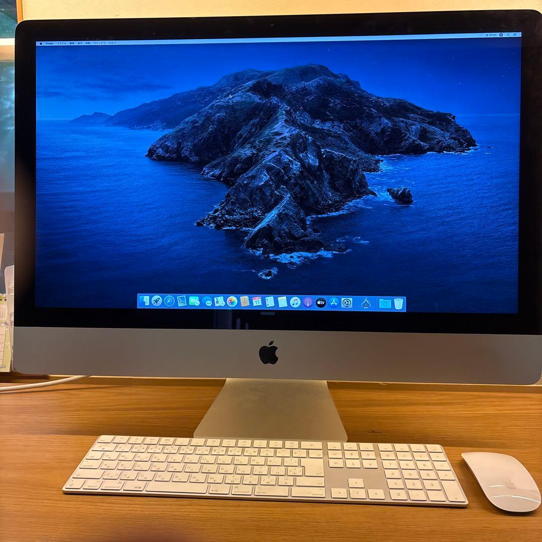 （元箱あり）iMac Retina 5K,27inch 2017 iMac 27インチ Retina 5Kディスプレイモデル[2017年/Fusion 1TB/メモリ