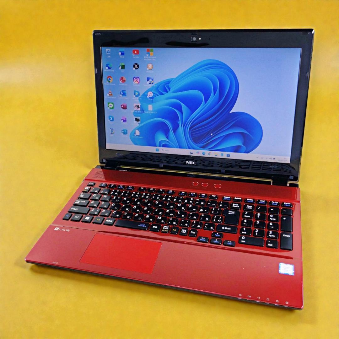 高速SSD512GB☆ブルーレイ☆Win11 NECノートパソコン カメラ付き LAVIE N16 NEC ノートパソコン 16 型/ Core i5 1235U/ メモリ 16GB