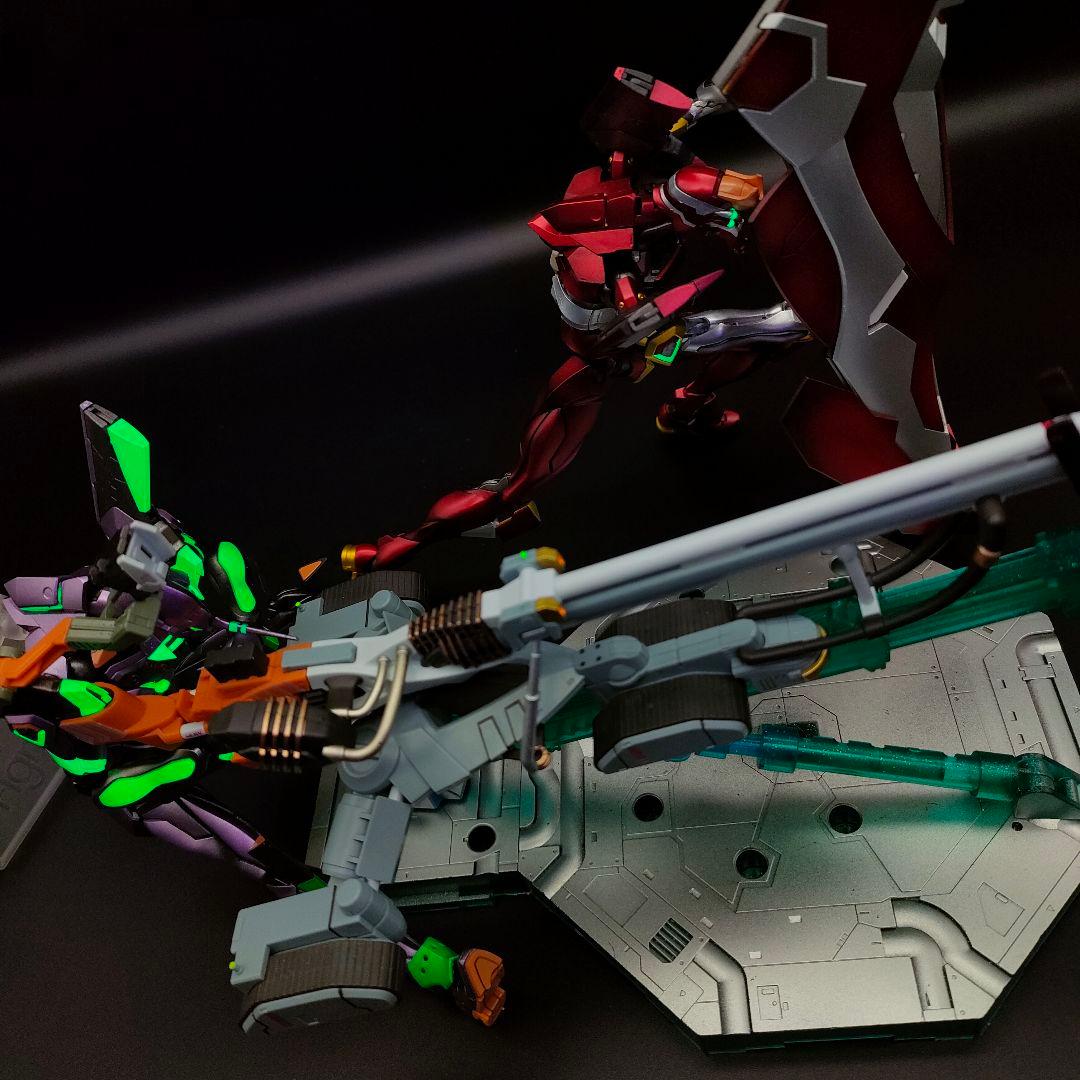 エヴァンゲリオン 弐号機 RG ESVシールド装備 アスカ 【全塗装完成
