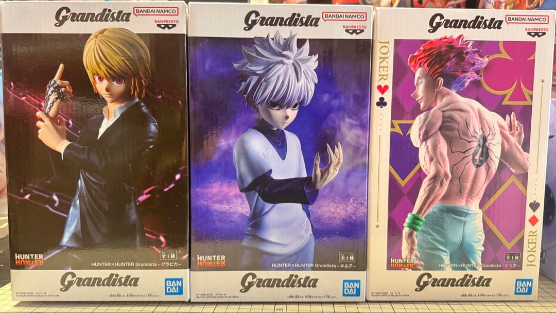 ハンターハンター grandista クラピカ ヒソカ キルア フィギュア HUNTER×HUNTER Grandista-ヒソカ- 2025年6月12日（木）より順次登場
