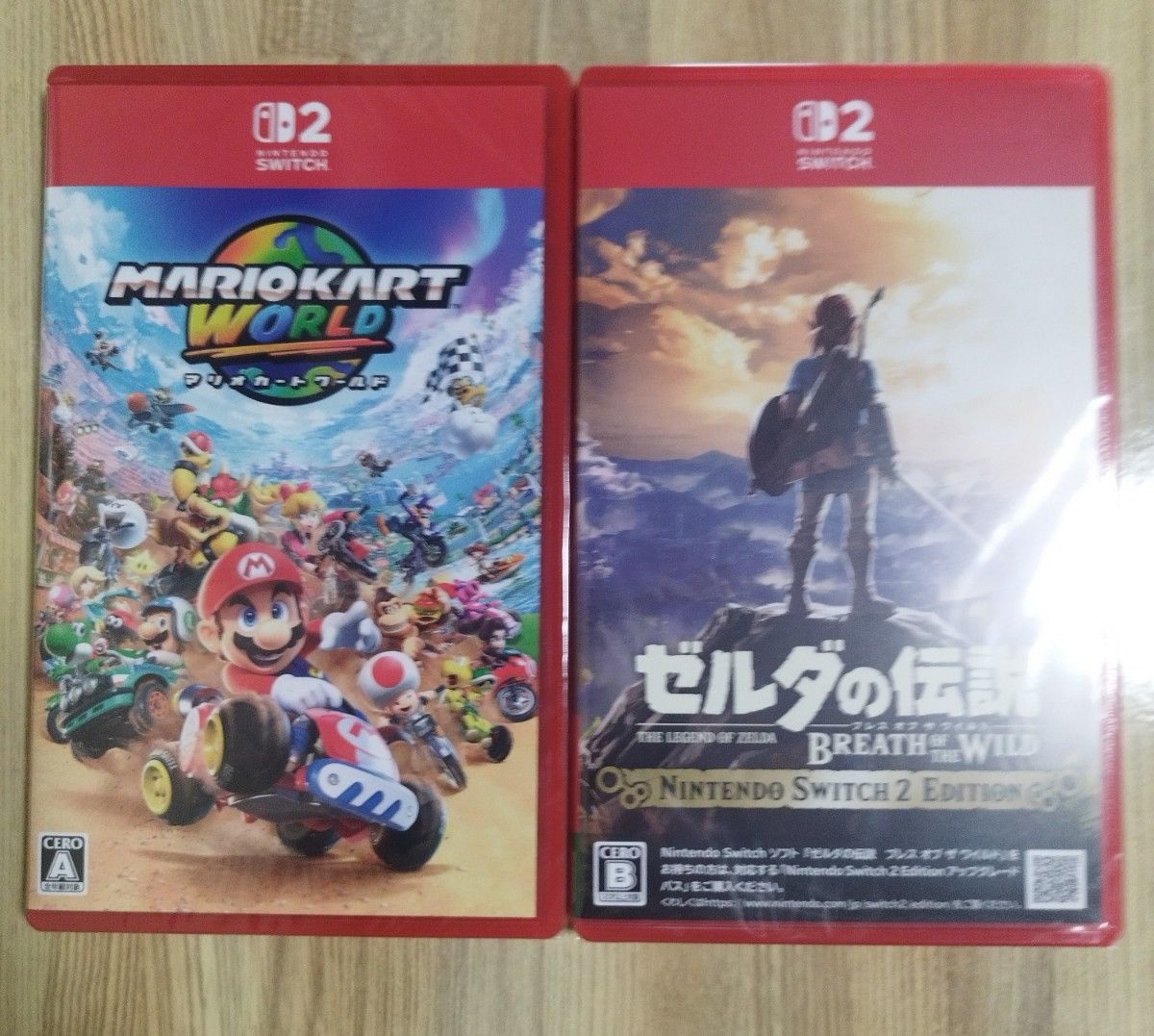 新品未開封 マリオカートワールド ゼルダの伝説 ブレスオブザ ワイルド