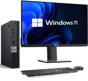 Refurbished: HP EliteDesk 800 G5 Desktop Mini PC, Intel Six Core