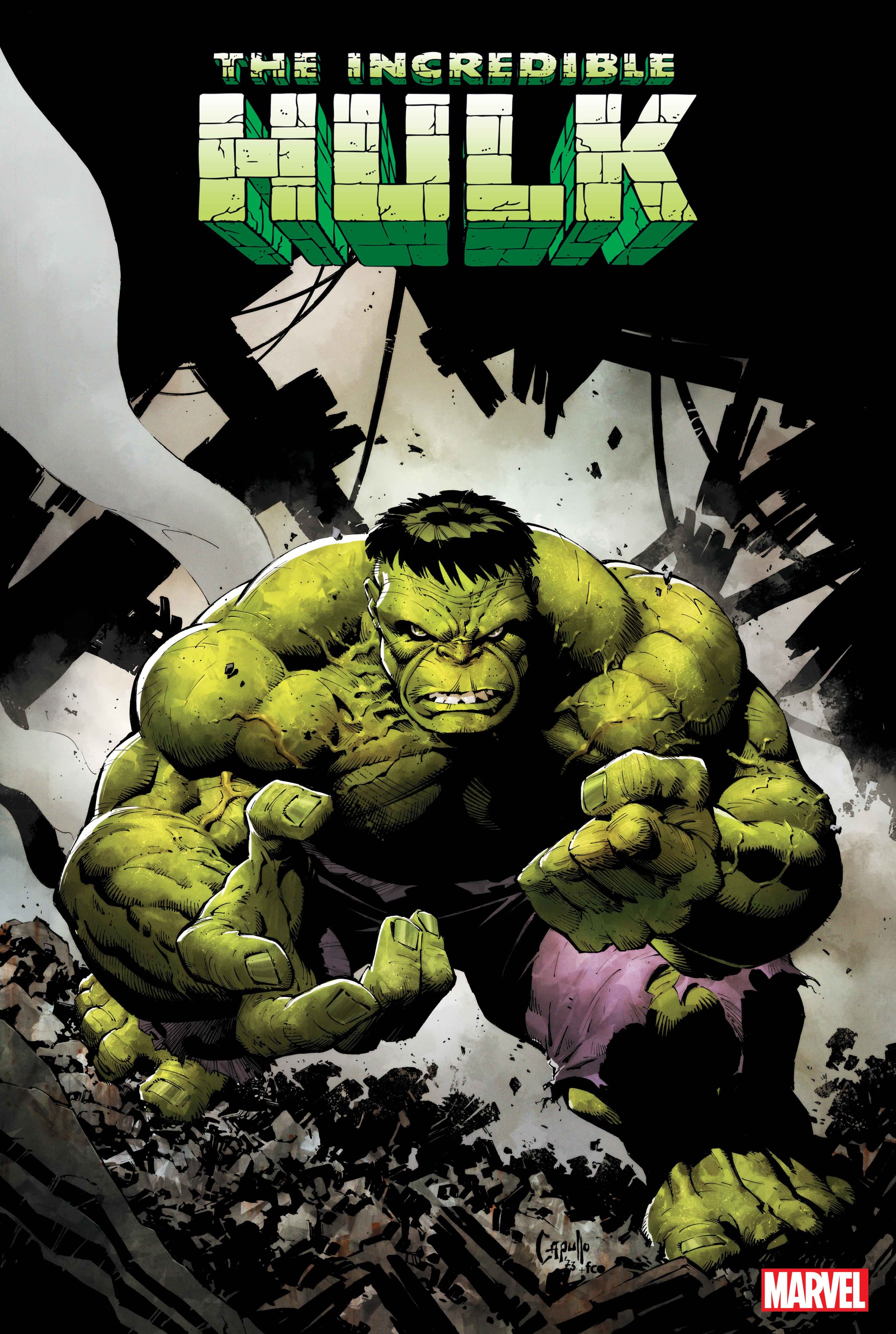 Greg Capullo Captures Hulk's Monstrous Strength in New 'Incredible